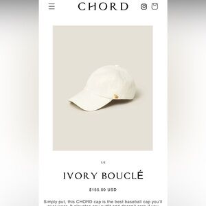 Chord Ivory Hat OS